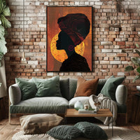 Majestic Identity Silhouette Art Cultural or Heritage Poster PosterGoat