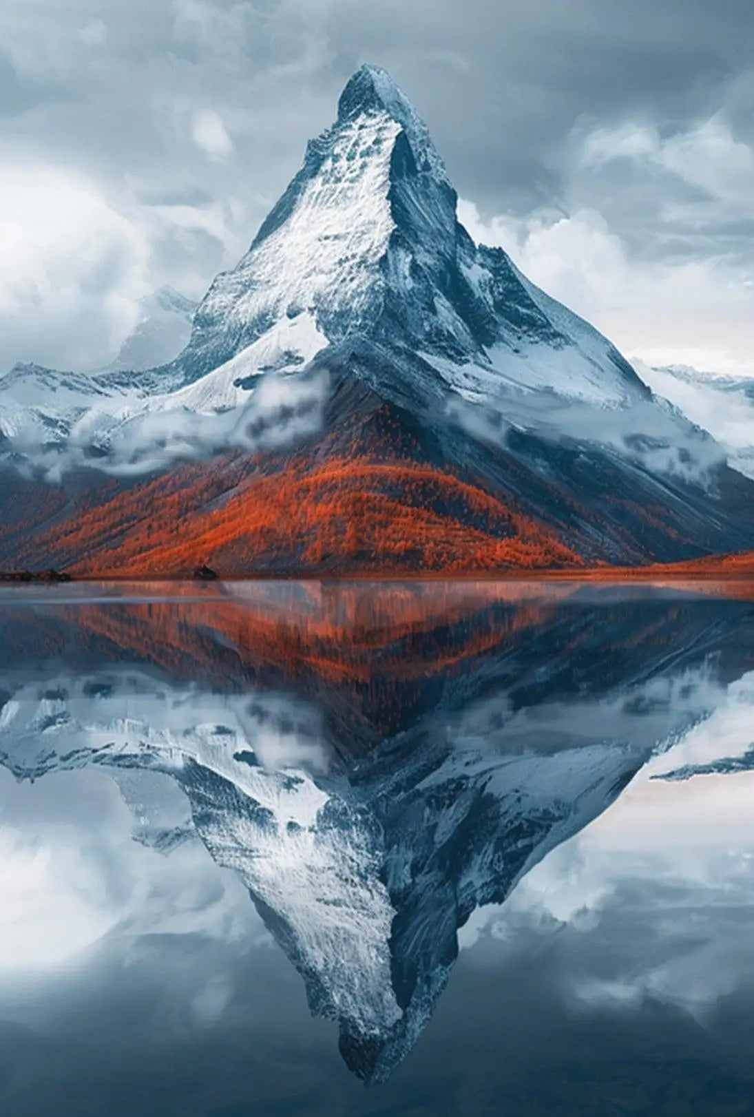 Majestic Matterhorn Reflection Artistry National Park Poster PosterGoat