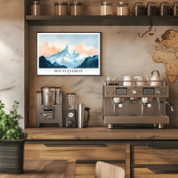 Majestic Mount Everest Travel Poster PosterGoat