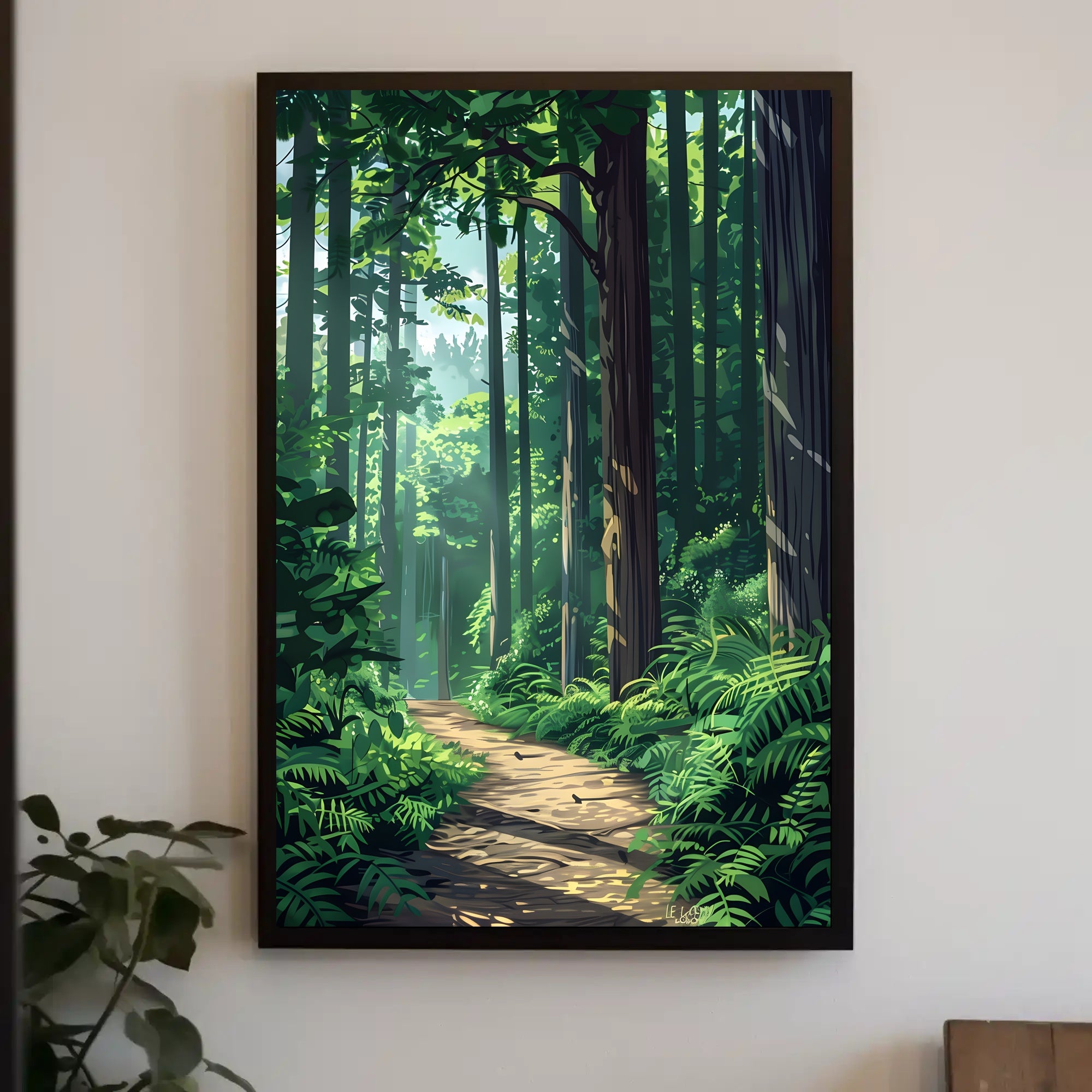 Majestic Sequoia in California's Scenic Redwood National Park Poster PosterGoat