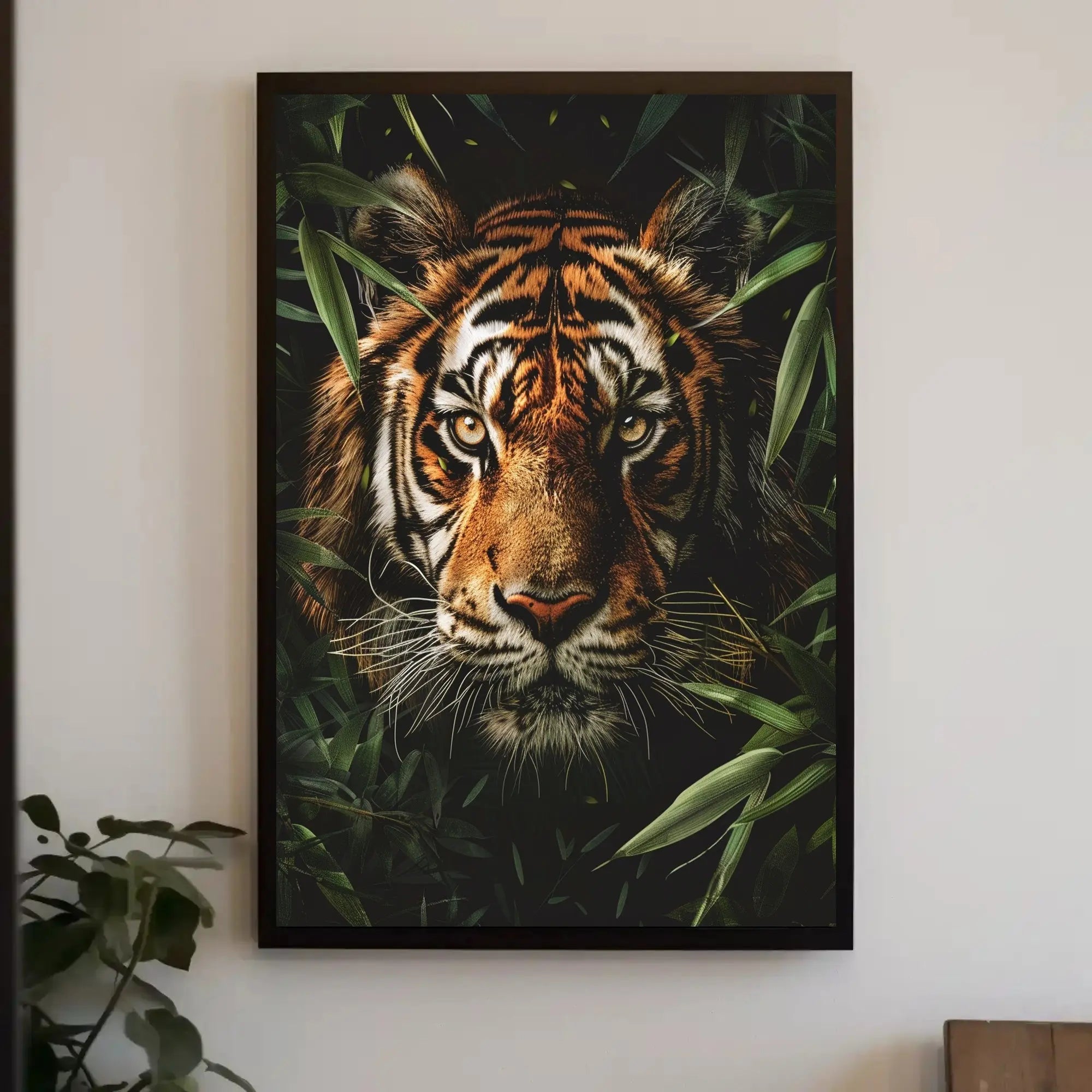 Majestic Tiger In Jungle Wildlife Animal Poster PosterGoat