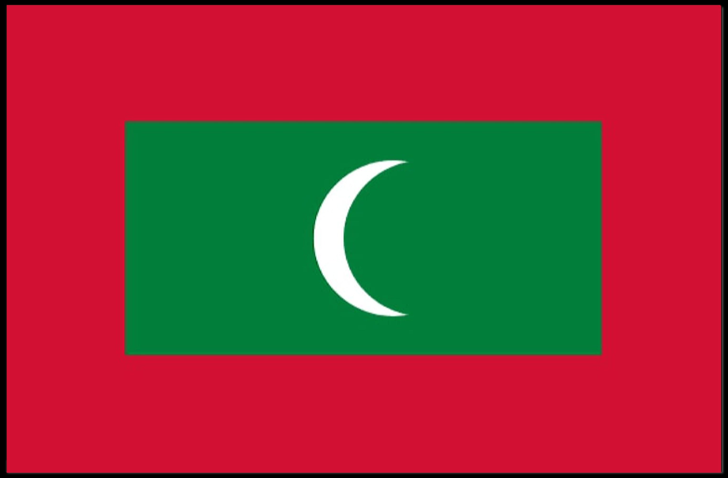 Maldives National Flag Celebration Country Flag Poster PosterGoat