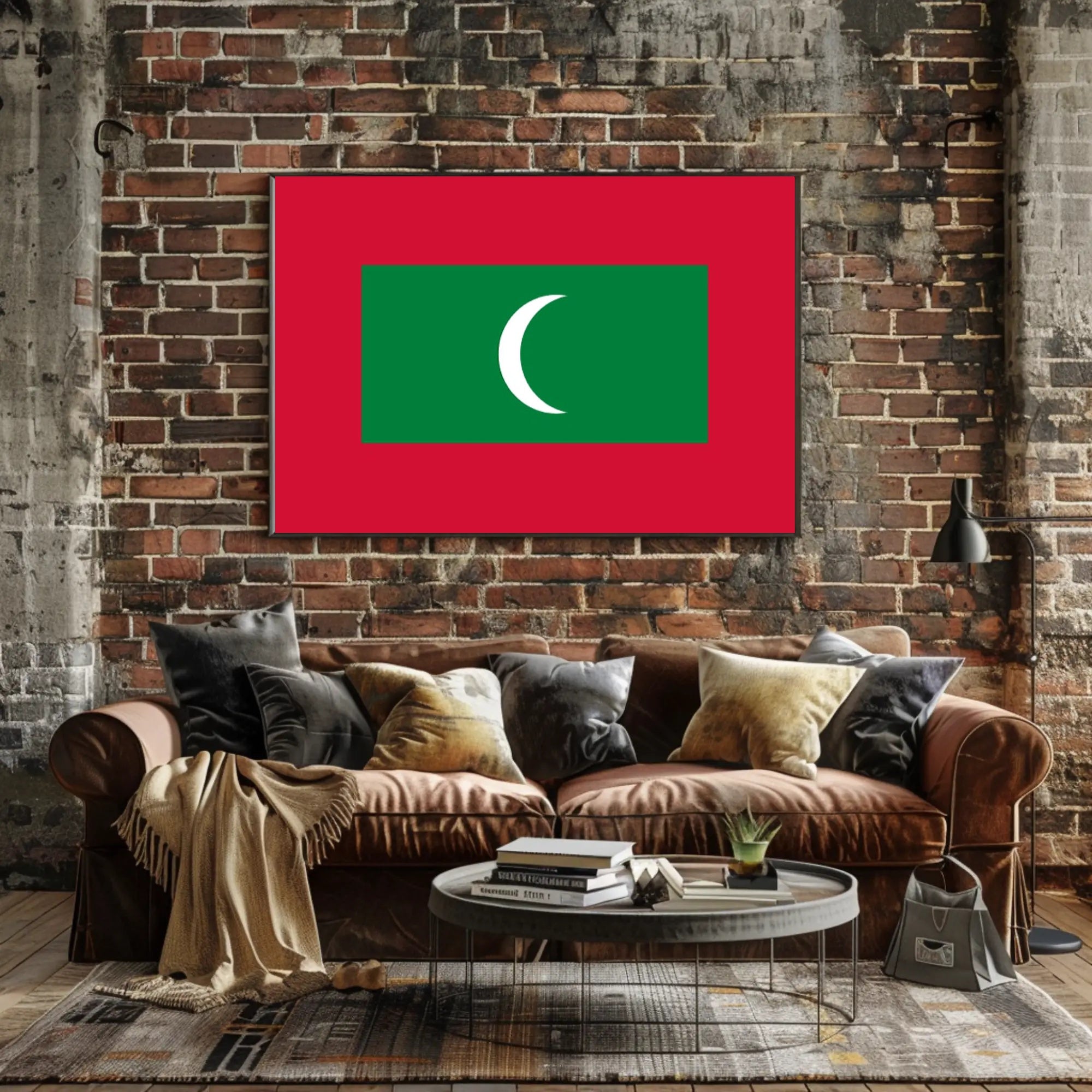 Maldives National Flag Celebration Country Flag Poster PosterGoat