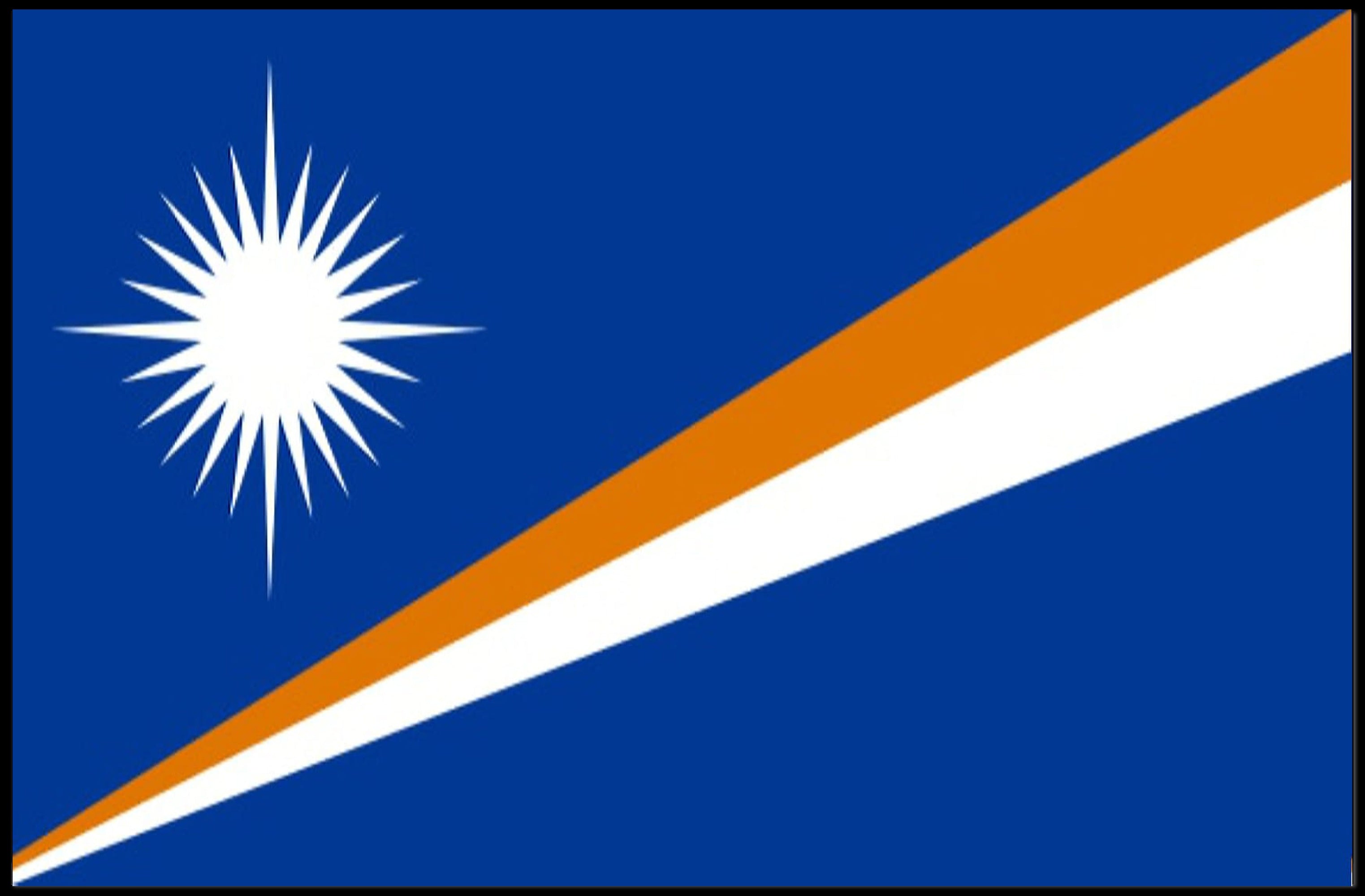 Marshall Islands Flag: Bold National Identity Country Flag Poster PosterGoat