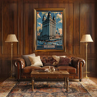 Melbourne Architectural Elegance: Urban or Cityscape Poster PosterGoat