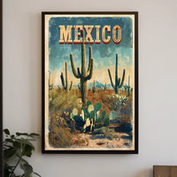 Mexican Desert Adventure Travel Poster PosterGoat