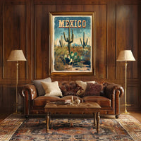 Mexican Desert Adventure Travel Poster PosterGoat