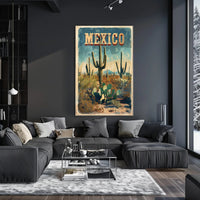 Mexican Desert Adventure Travel Poster PosterGoat