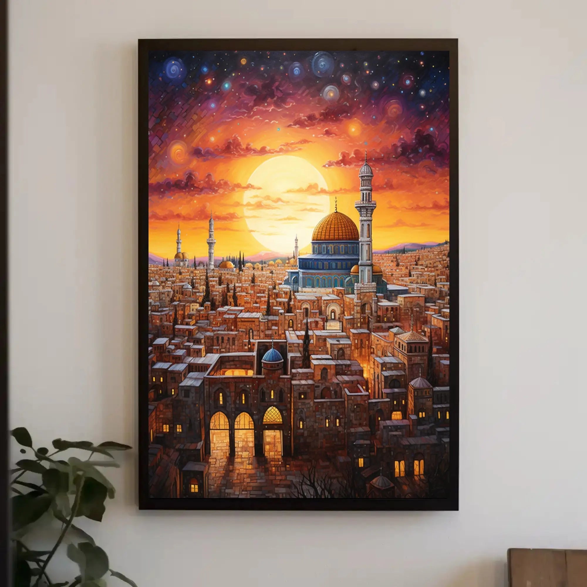 Middle Eastern City Mystical Cultural Heritage Poster PosterGoat