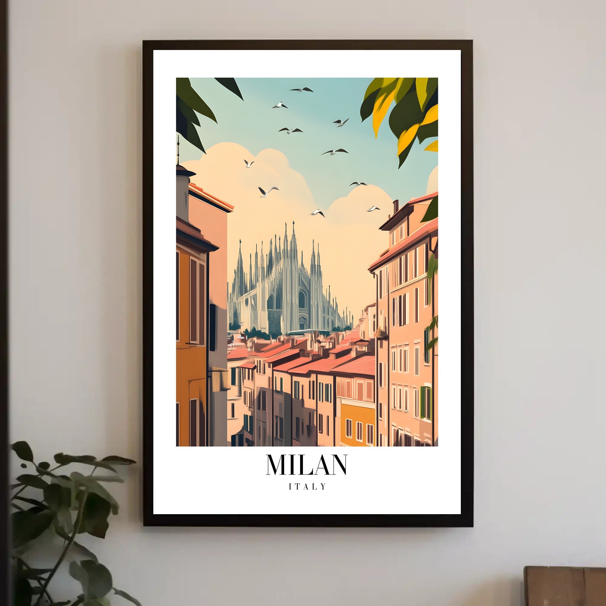 Milan Duomo Cityscape Art Print - Urban or Cityscape Poster PosterGoat