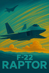 Military Fighter Jet Tribute Poster PosterGoat