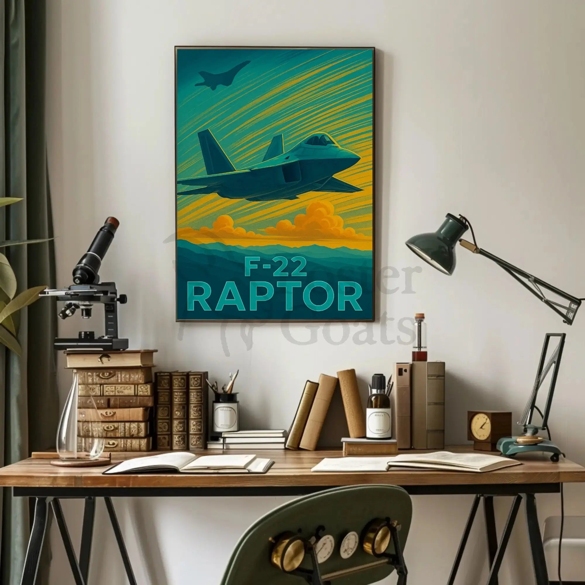 Military Fighter Jet Tribute Poster PosterGoat