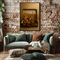 Miniature Cityscape in Suitcase: Surreal Urban Cityscape Poster PosterGoat