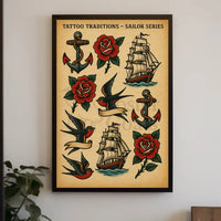 Minimalist Black and White Abstract Artistic Poster PosterGoat