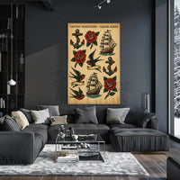 Minimalist Black and White Abstract Artistic Poster PosterGoat