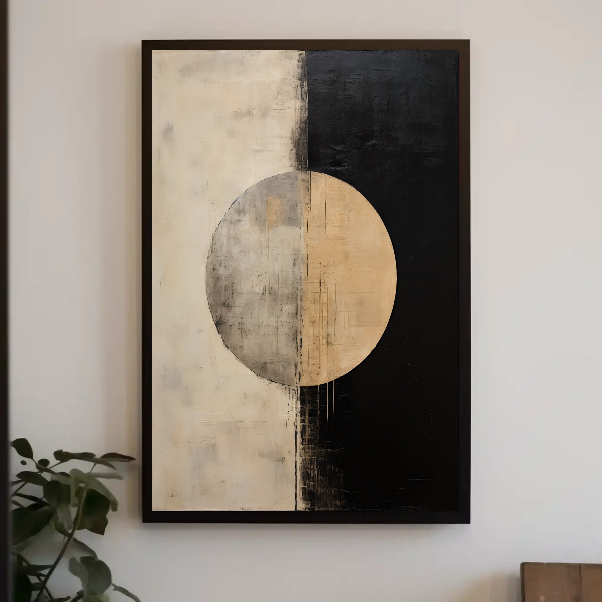 Minimalist Geometric Art Circle Abstract or Artistic Poster PosterGoat