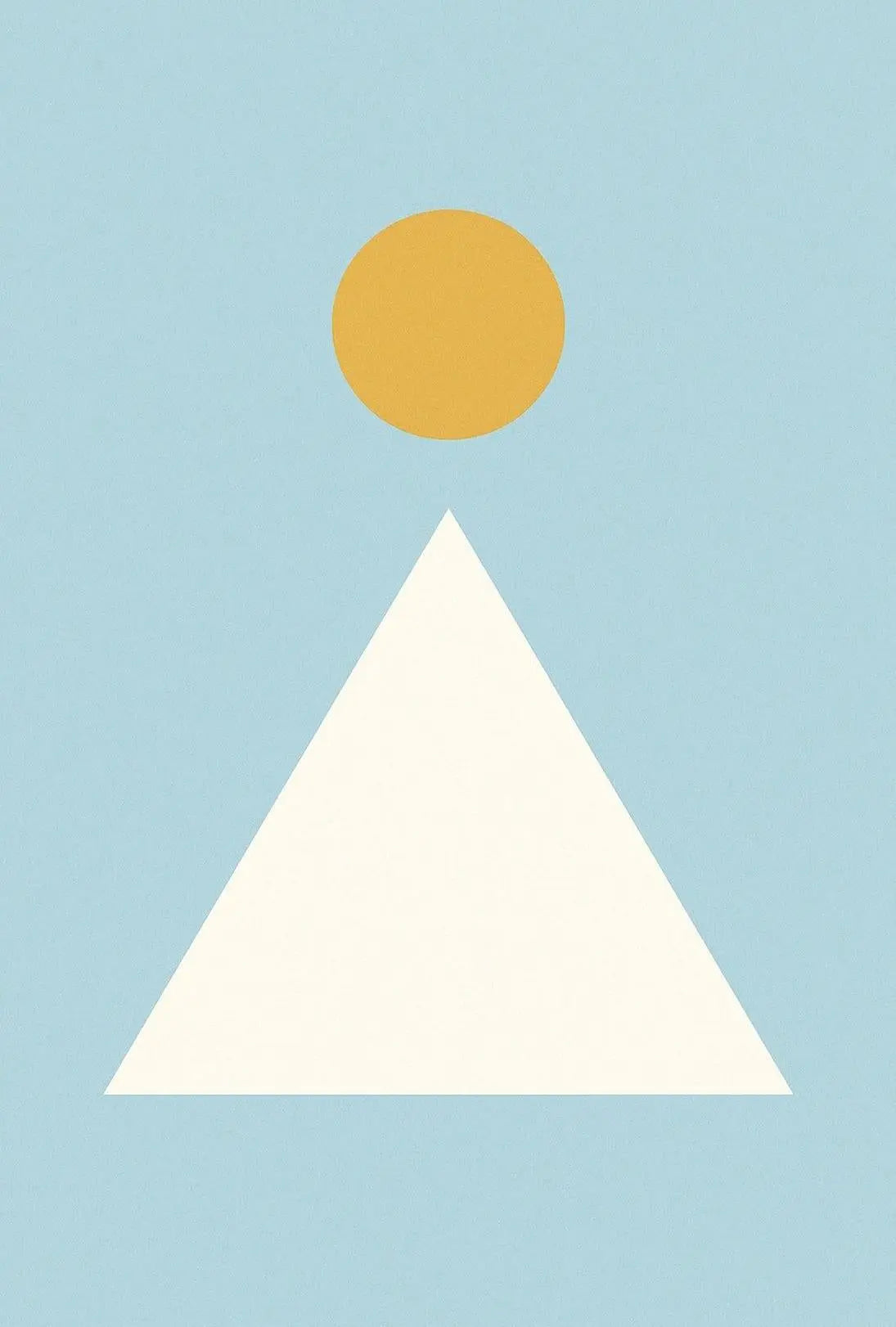 Minimalist Geometric Shapes Art Abstract, Artistic Poster PosterGoat