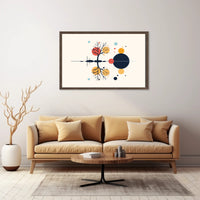 Minimalist Tree Reflection Symmetry: Abstract or Artistic Poster PosterGoat