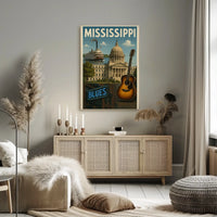 Mississippi Musical Heritage Cultural or Heritage Poster PosterGoat