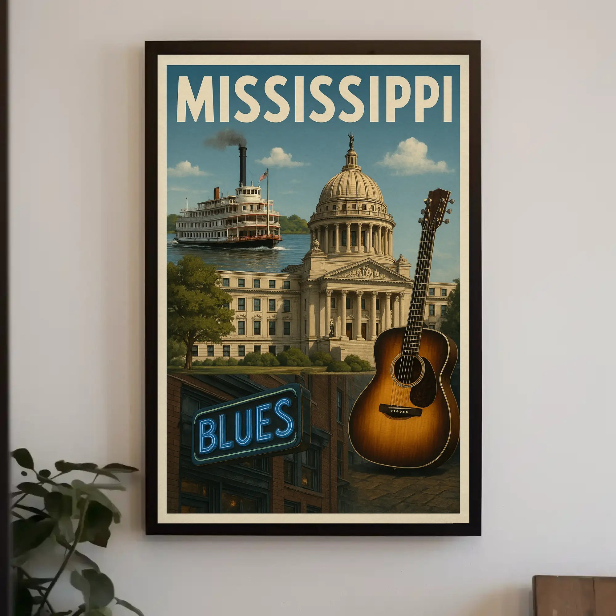 Mississippi Musical Heritage Cultural or Heritage Poster PosterGoat