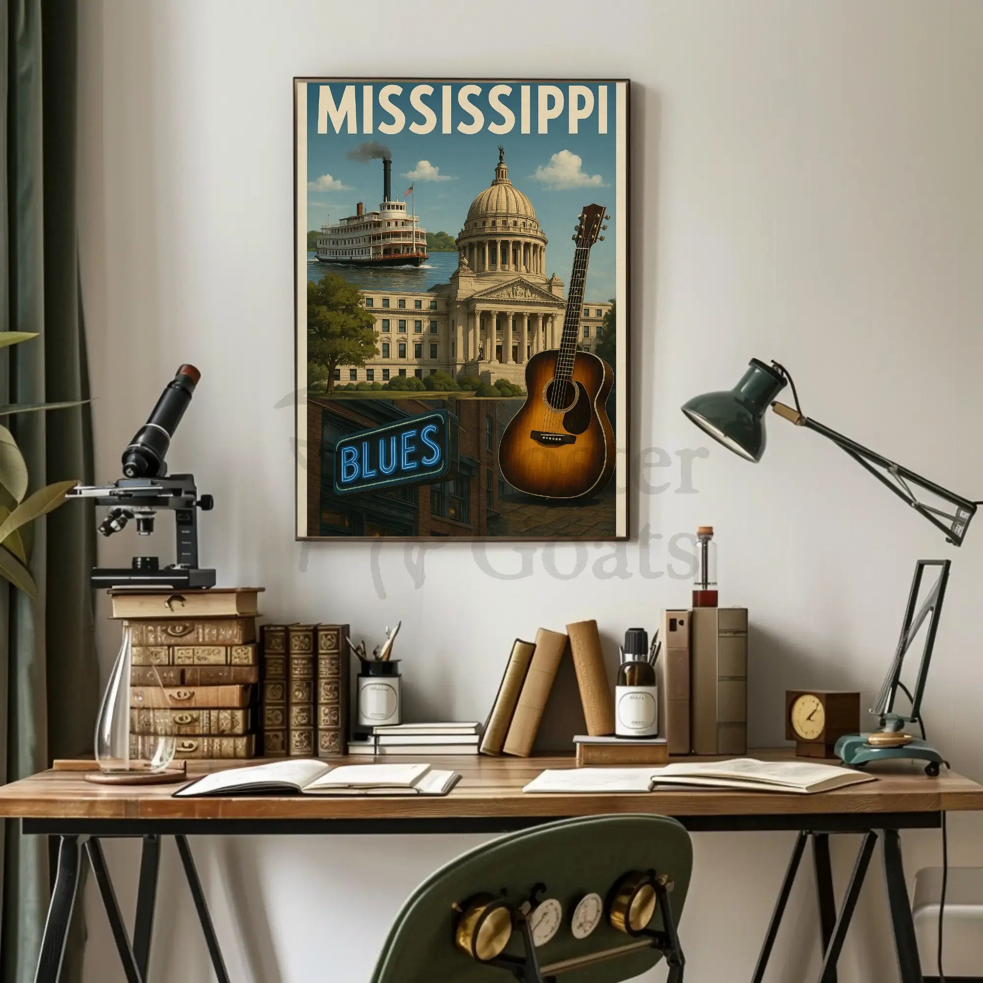 Mississippi Musical Heritage Cultural or Heritage Poster PosterGoat