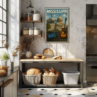 Mississippi Musical Heritage Cultural or Heritage Poster PosterGoat