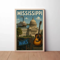 Mississippi Musical Heritage Cultural or Heritage Poster PosterGoat