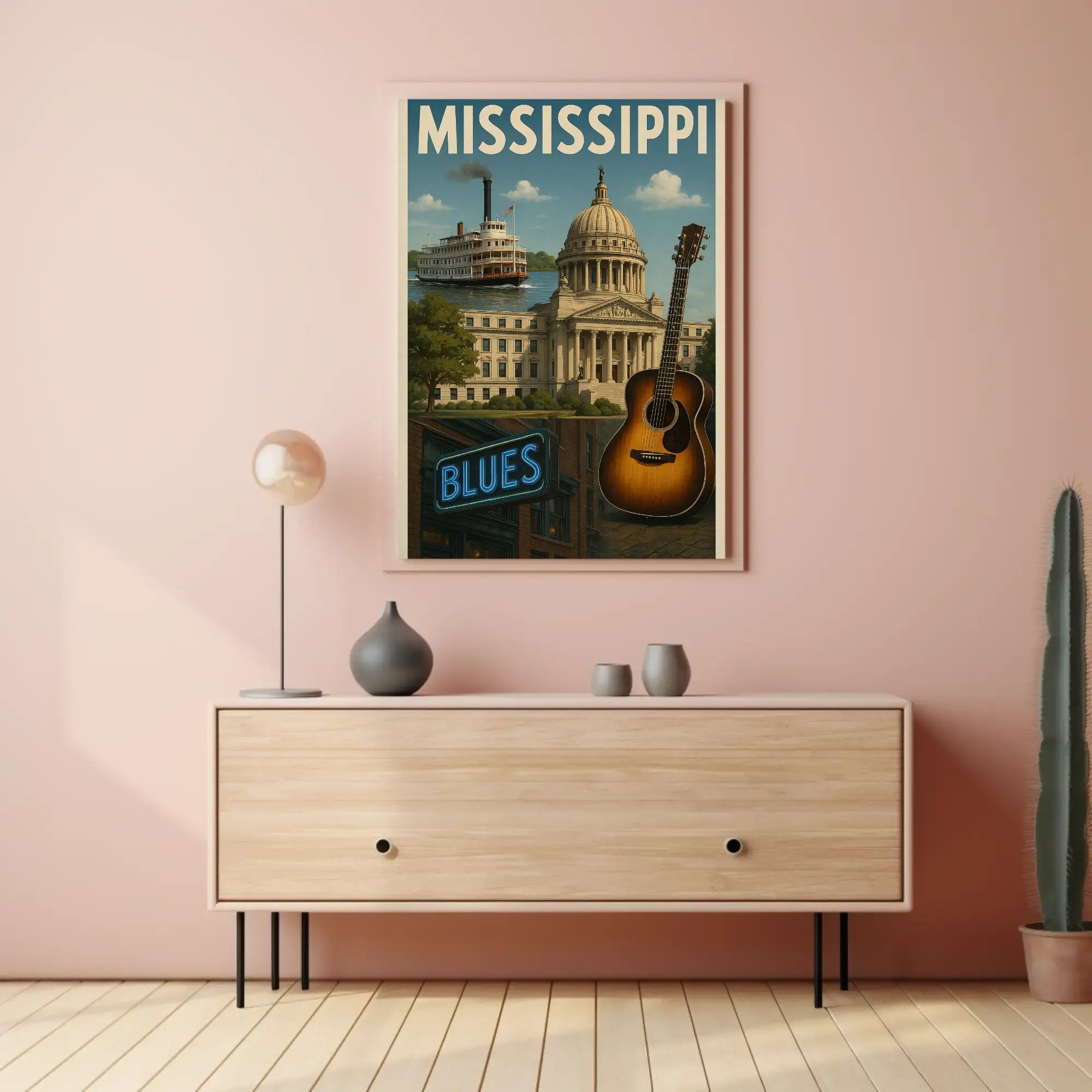 Mississippi Musical Heritage Cultural or Heritage Poster PosterGoat