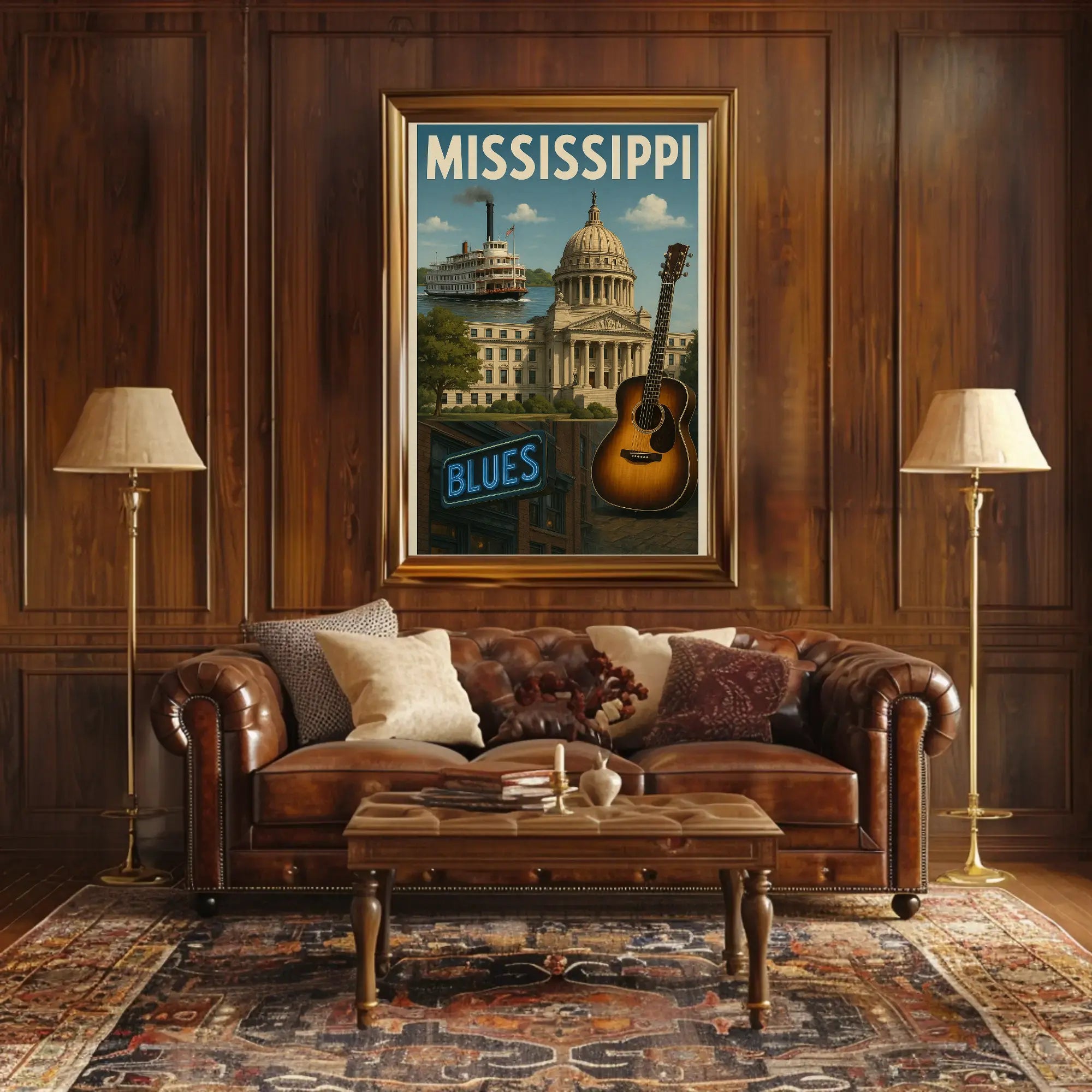 Mississippi Musical Heritage Cultural or Heritage Poster PosterGoat