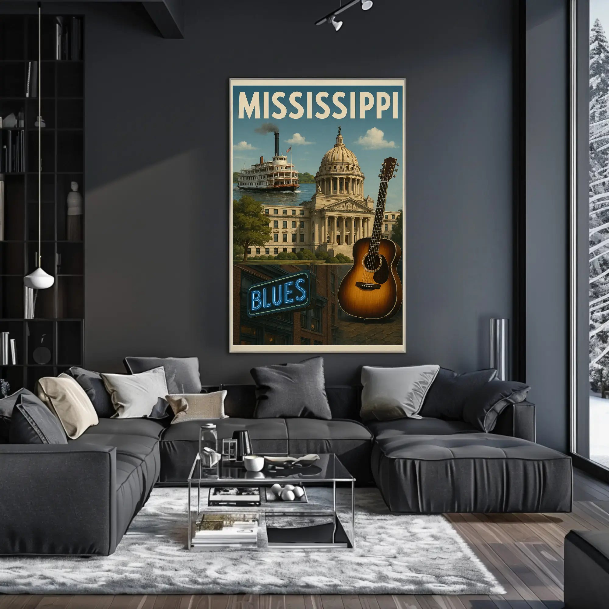 Mississippi Musical Heritage Cultural or Heritage Poster PosterGoat