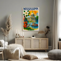 Mississippi's Vibrant Culture and Heritage Celebrated Poster PosterGoat