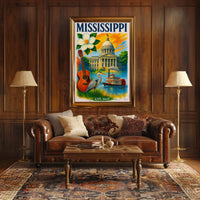 Mississippi's Vibrant Culture and Heritage Celebrated Poster PosterGoat