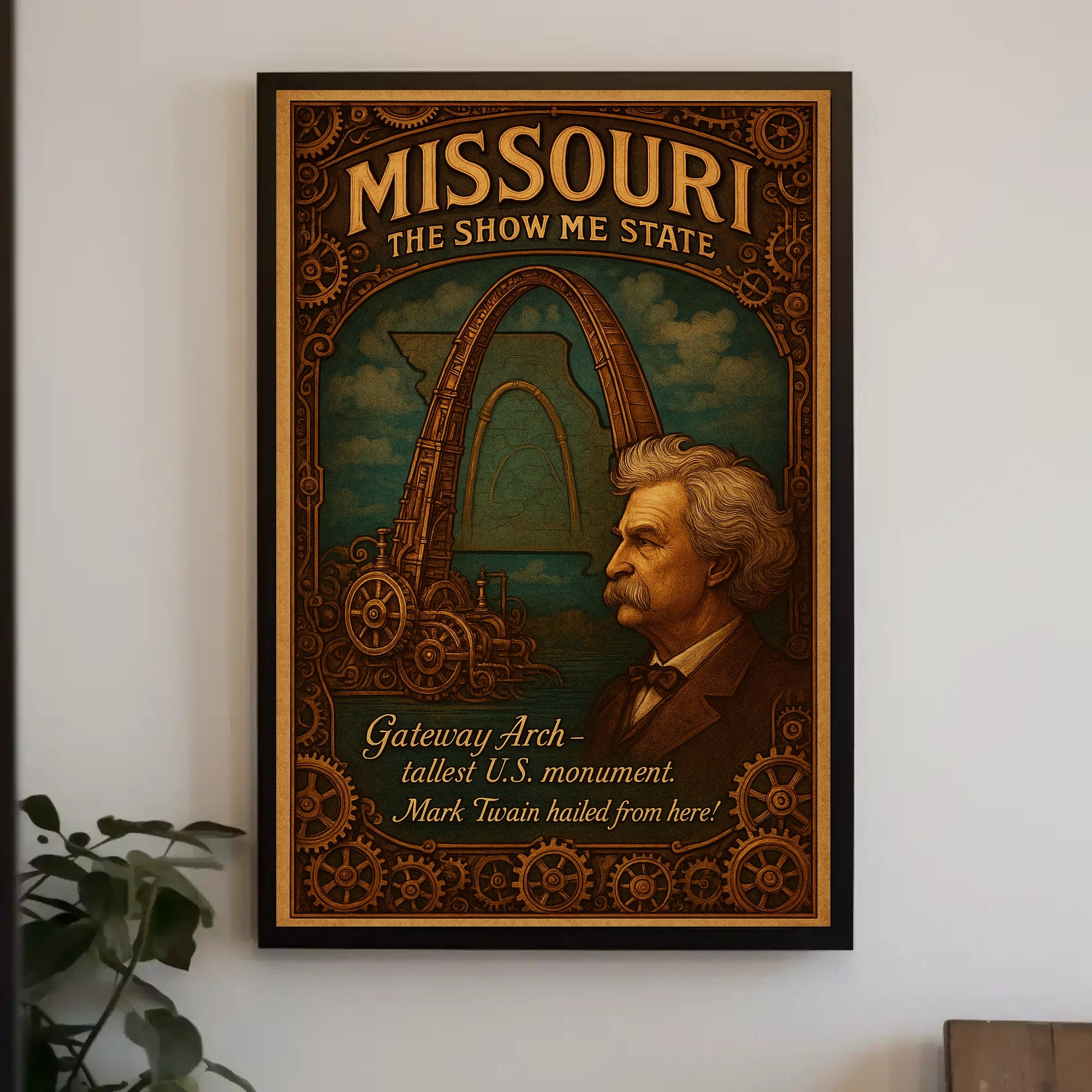 Missouri The Show Me State Poster PosterGoat