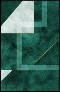 Modern Abstract Geometric Design Poster PosterGoat