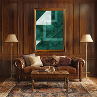 Modern Abstract Geometric Design Poster PosterGoat