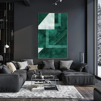 Modern Abstract Geometric Design Poster PosterGoat