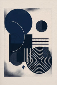 Modern Abstract Geometric Design Wall Art Print Poster PosterGoat