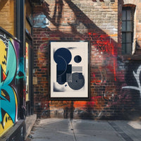 Modern Abstract Geometric Design Wall Art Print Poster PosterGoat