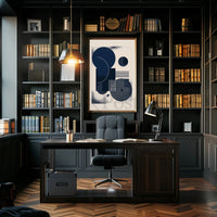 Modern Abstract Geometric Design Wall Art Print Poster PosterGoat