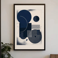 Modern Abstract Geometric Design Wall Art Print Poster PosterGoat