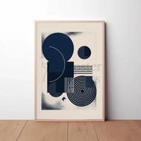 Modern Abstract Geometric Design Wall Art Print Poster PosterGoat