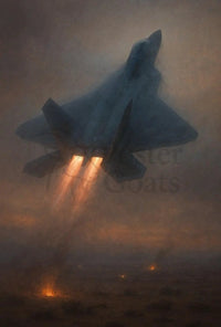 Modern Fighter Jet in Action: Poster PosterGoat