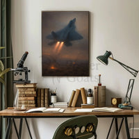 Modern Fighter Jet in Action: Poster PosterGoat