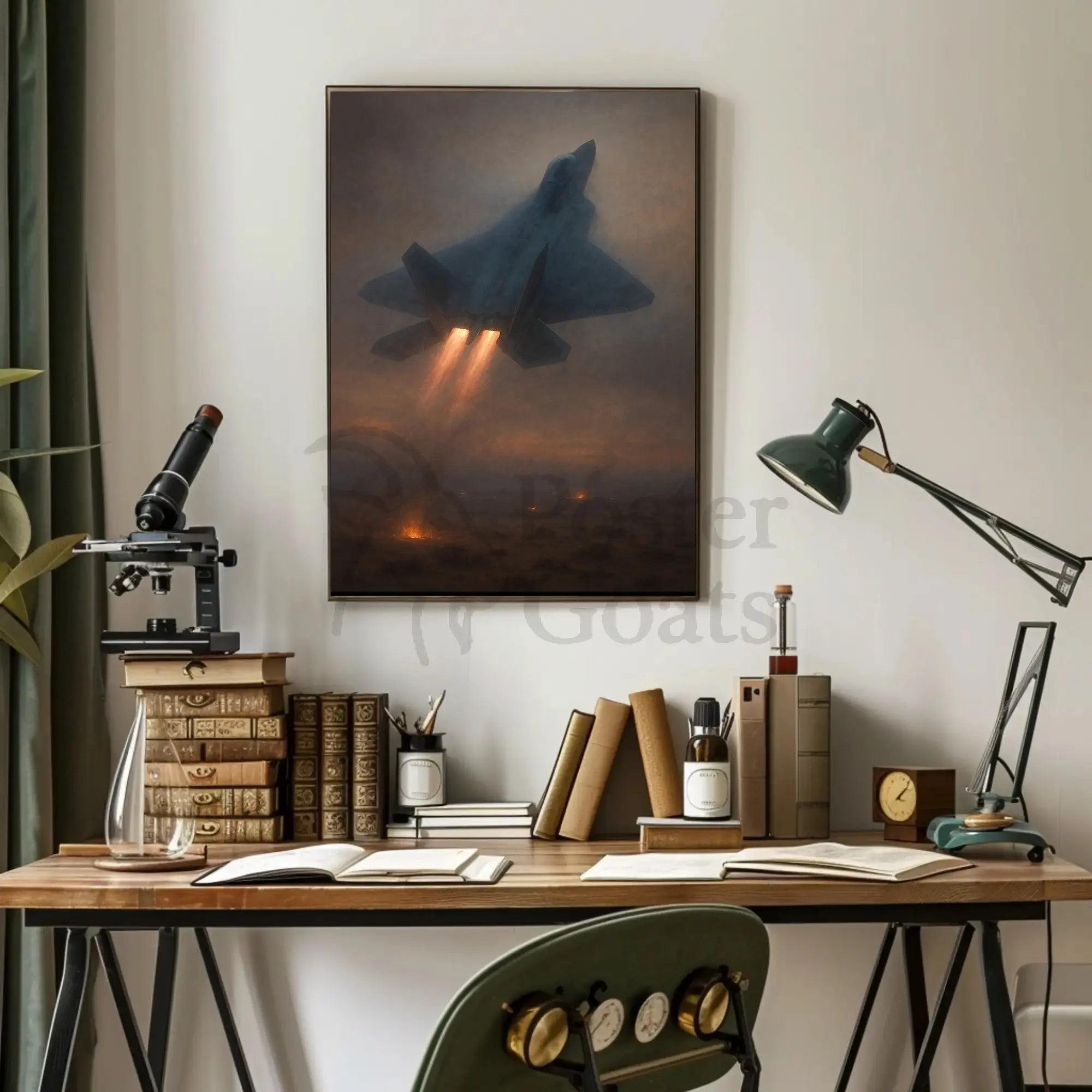 Modern Fighter Jet in Action: Poster PosterGoat