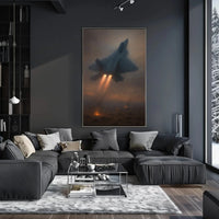 Modern Fighter Jet in Action: Poster PosterGoat