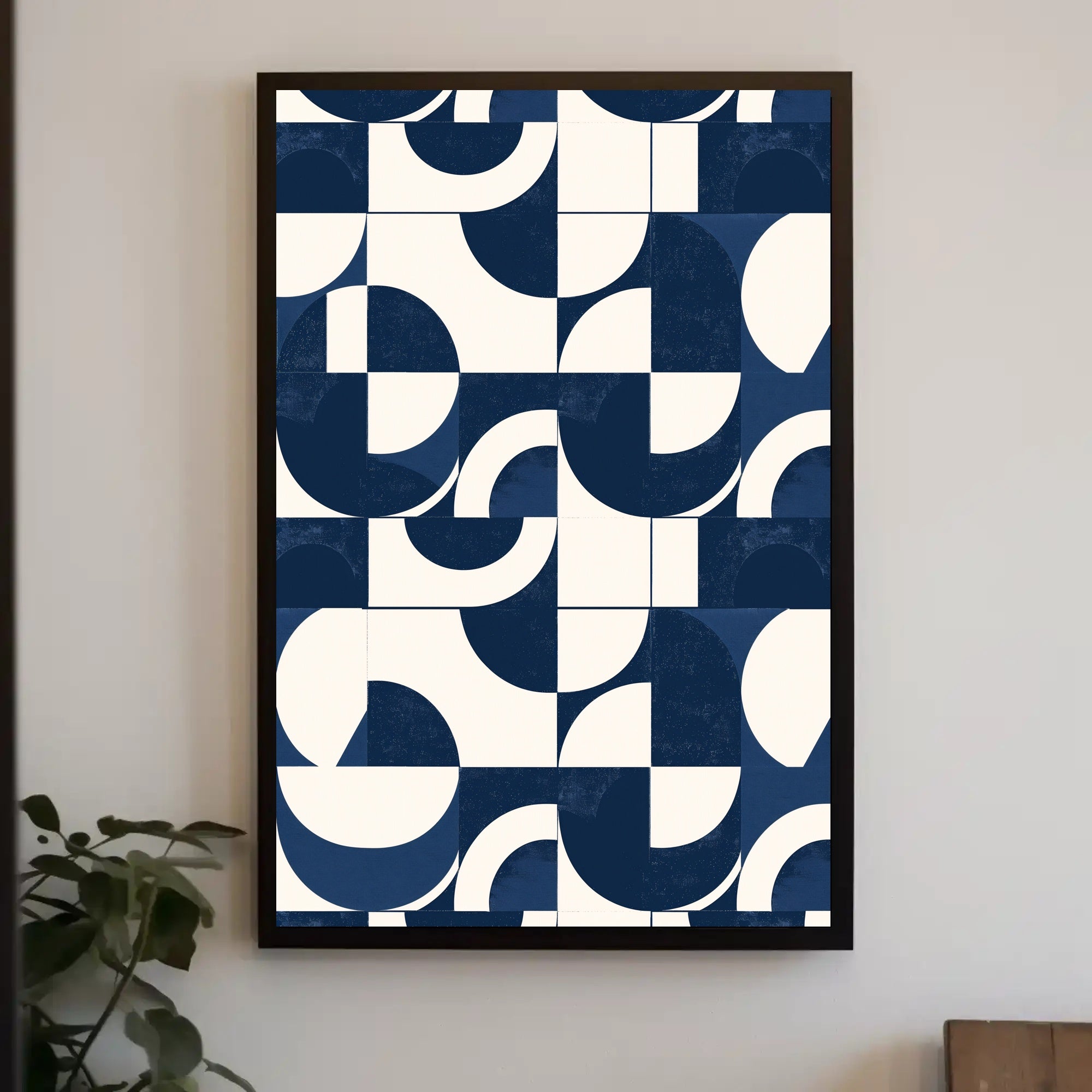 Modern Geometric Abstract Poster for Contemporary Art Spaces PosterGoat