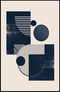 Modern Geometric Art: Abstract or Artistic Poster PosterGoat