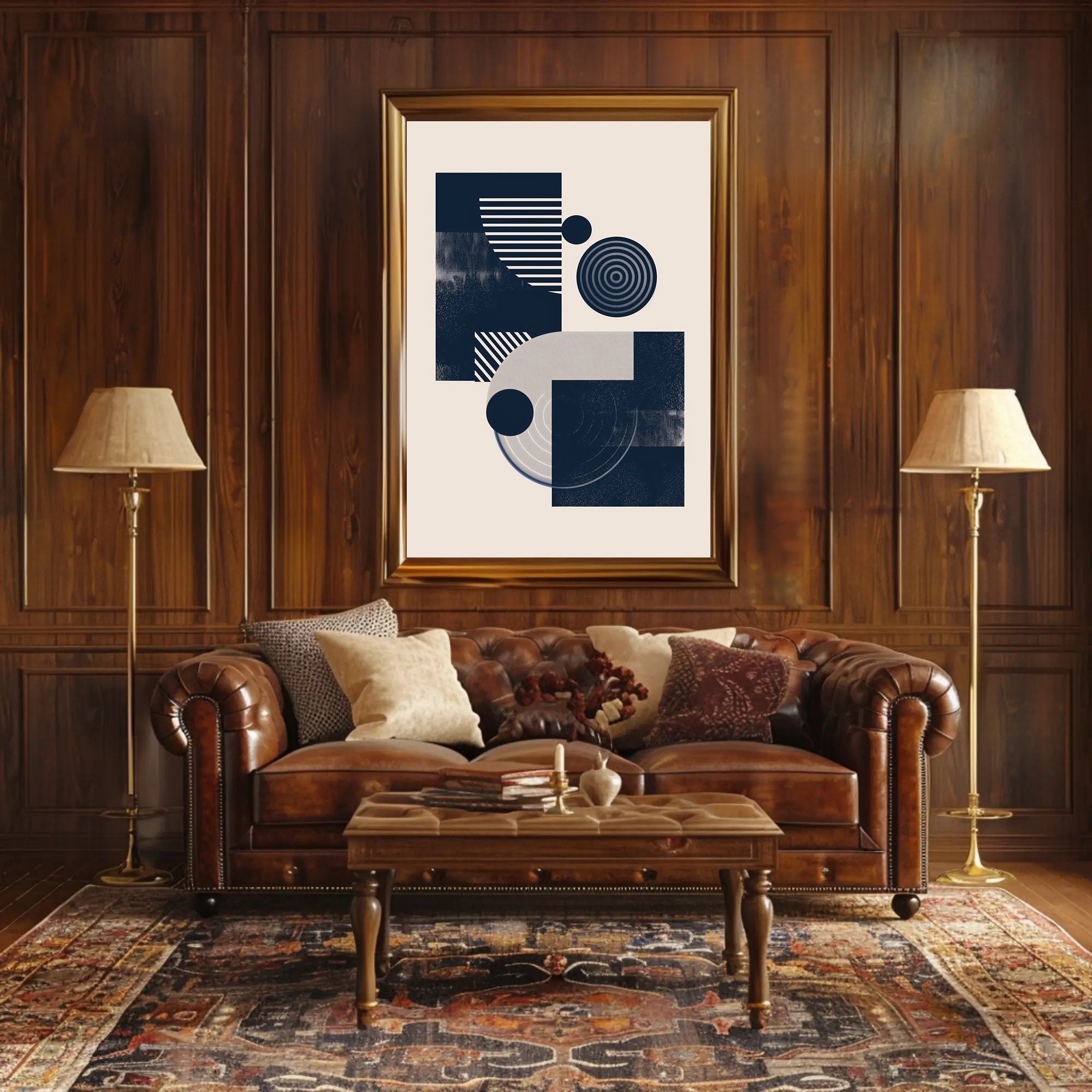 Modern Geometric Art: Abstract or Artistic Poster PosterGoat