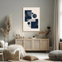 Modern Geometric Art: Abstract or Artistic Poster PosterGoat