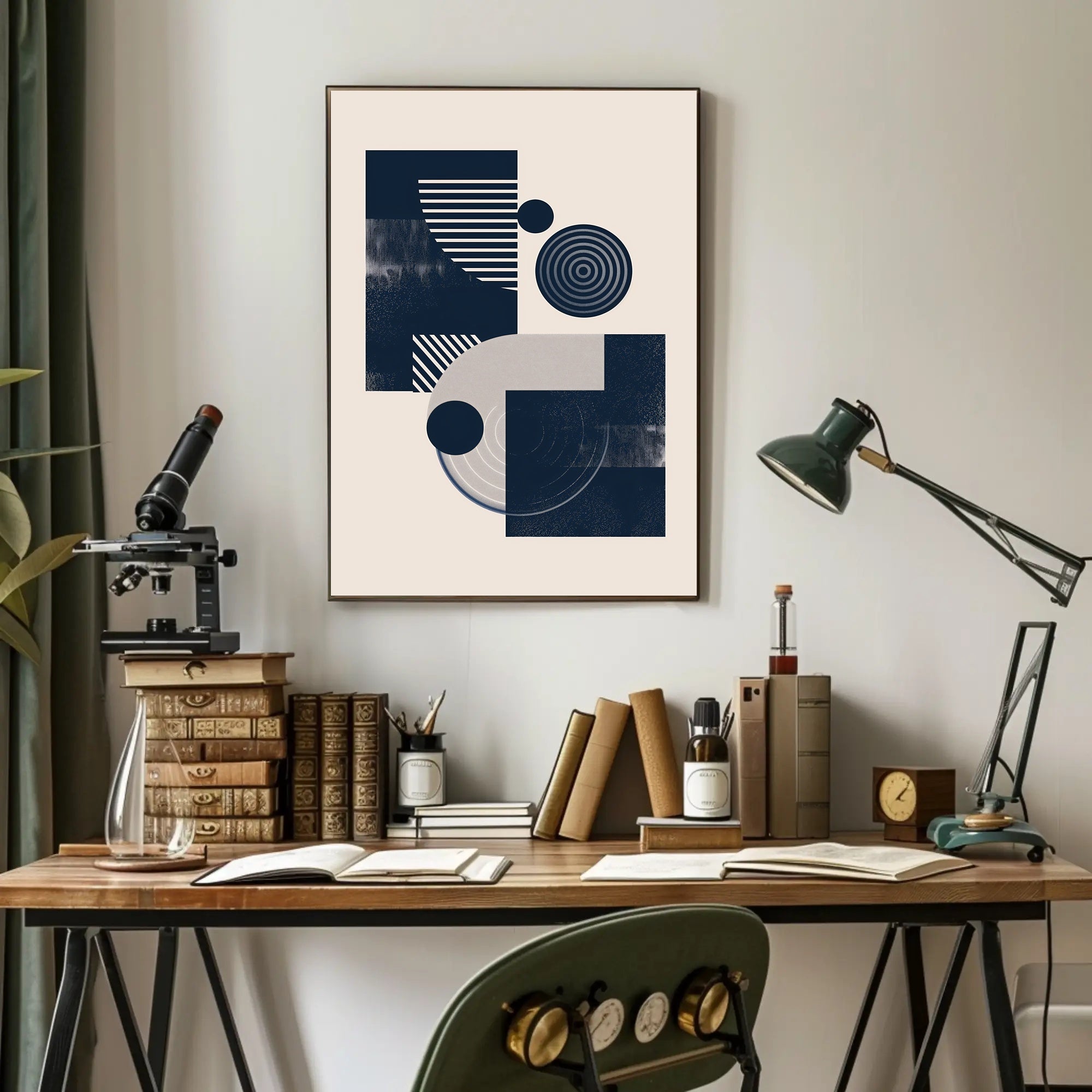Modern Geometric Art: Abstract or Artistic Poster PosterGoat
